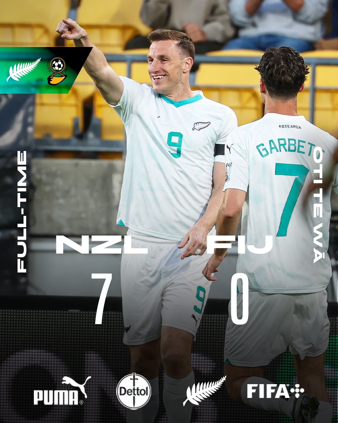 距世界杯一步之遙！新西蘭7-0進(jìn)大洋洲決賽，其FIFA排名高國(guó)足1位